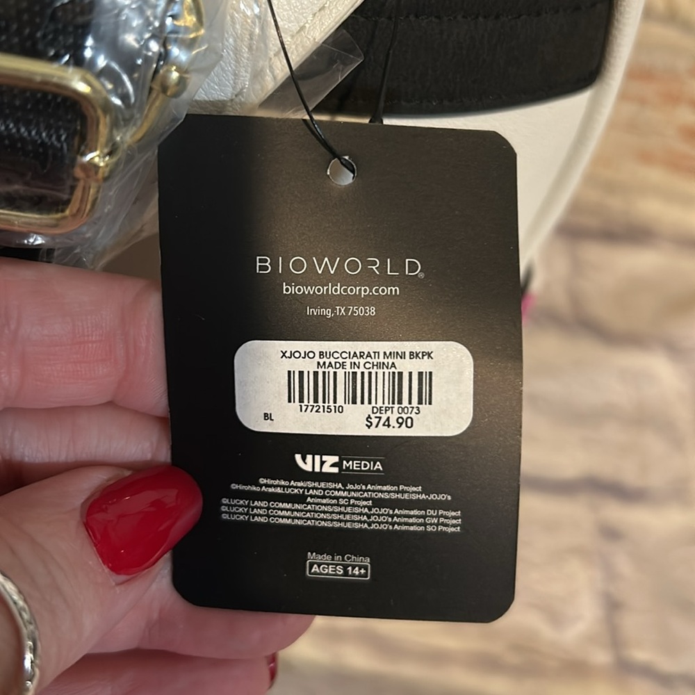 Bioworld Jo Jo’s Bizarre Adventures mini backpack. Brand new! - Picture 10 of 14